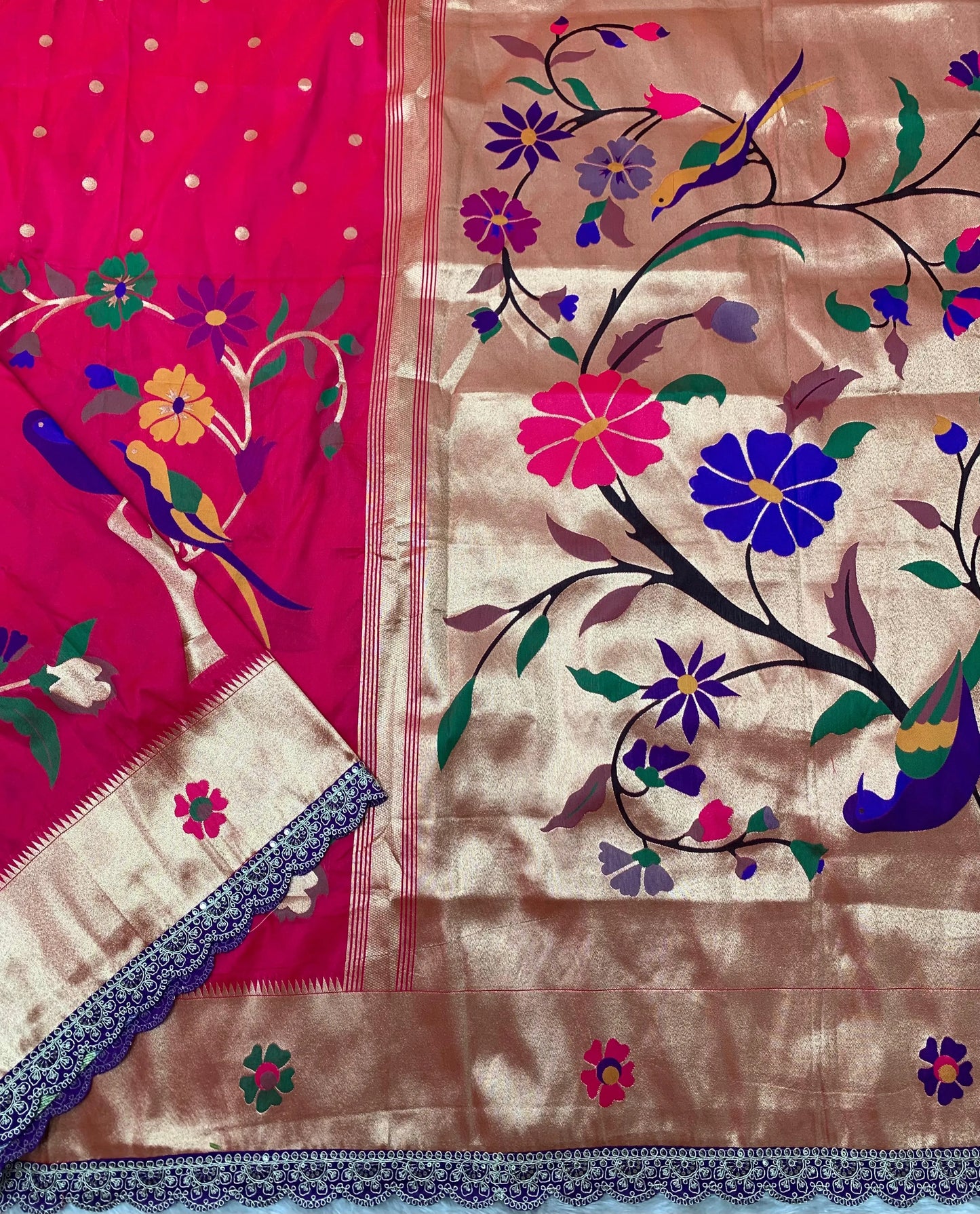 Premium Wedding Paithani Saree | Designer Bridal Collection with Paithani Borders