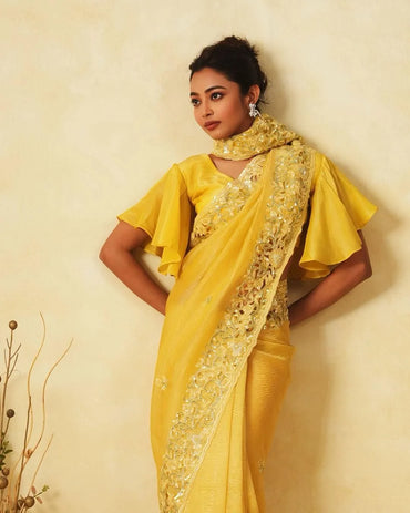 Latest Pure Silk Sarees Online – Luxury Embroidered Silk Saree
