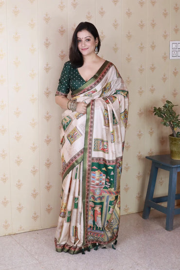 Budget Friendly Tussar Silk Saree | Elegant Silk Saree Collection