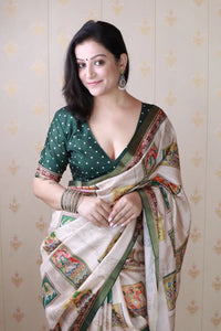 Budget Friendly Tussar Silk Saree | Elegant Silk Saree Collection