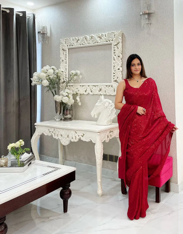 Buy Georgette Saree Online – Designer Party Wear & Wedding Collection